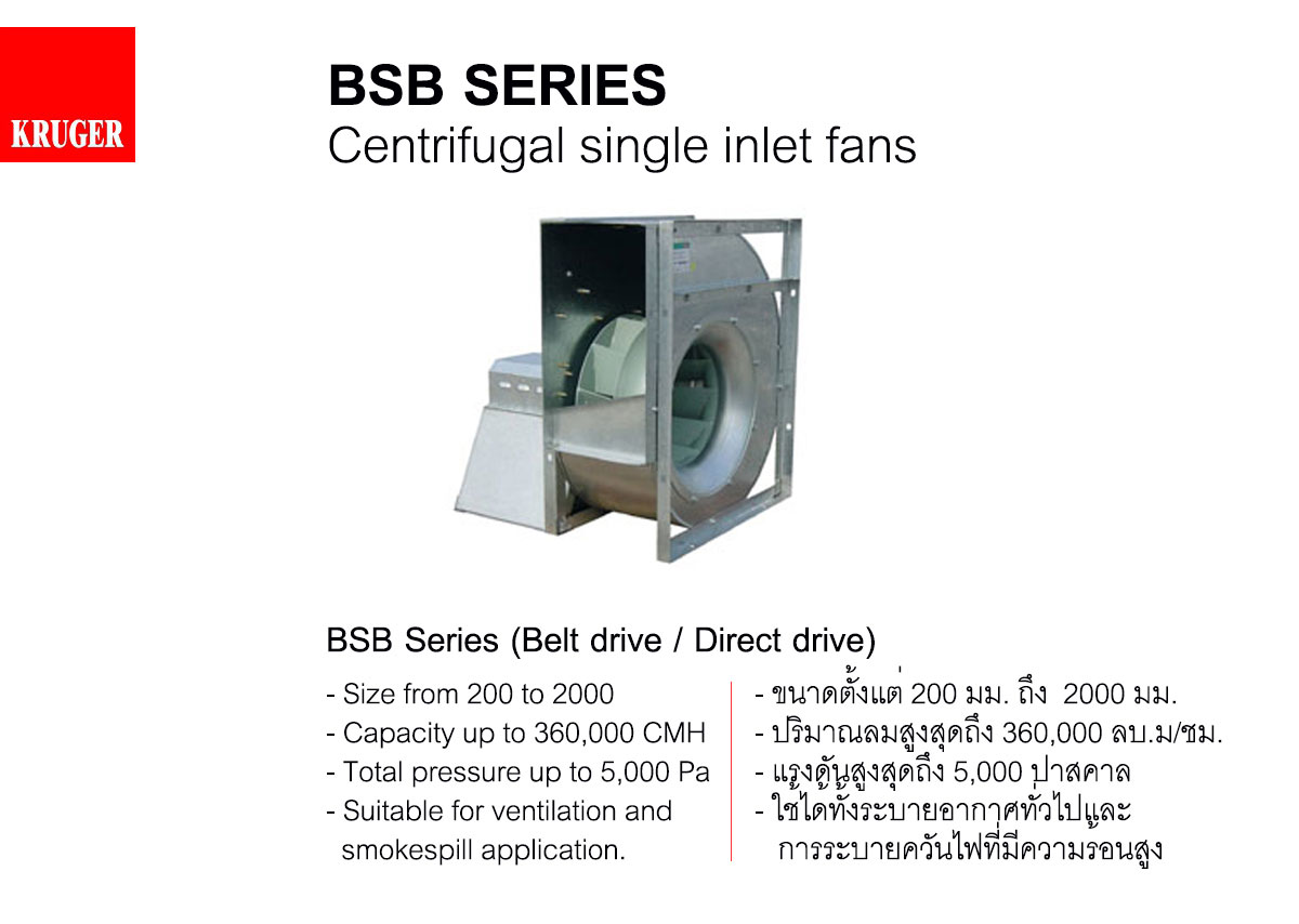 KRUGER FAN,BSB Series